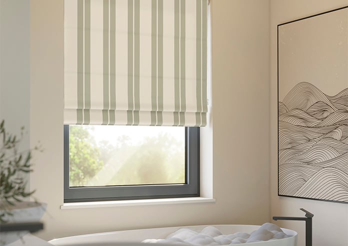 The British Stripe Co. Edward, Polzeath No.1 - Twist&Fit Roman Blind - Image 5